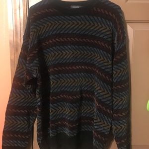 Vtg Dockers Chenille Oversized Pullover Sweater